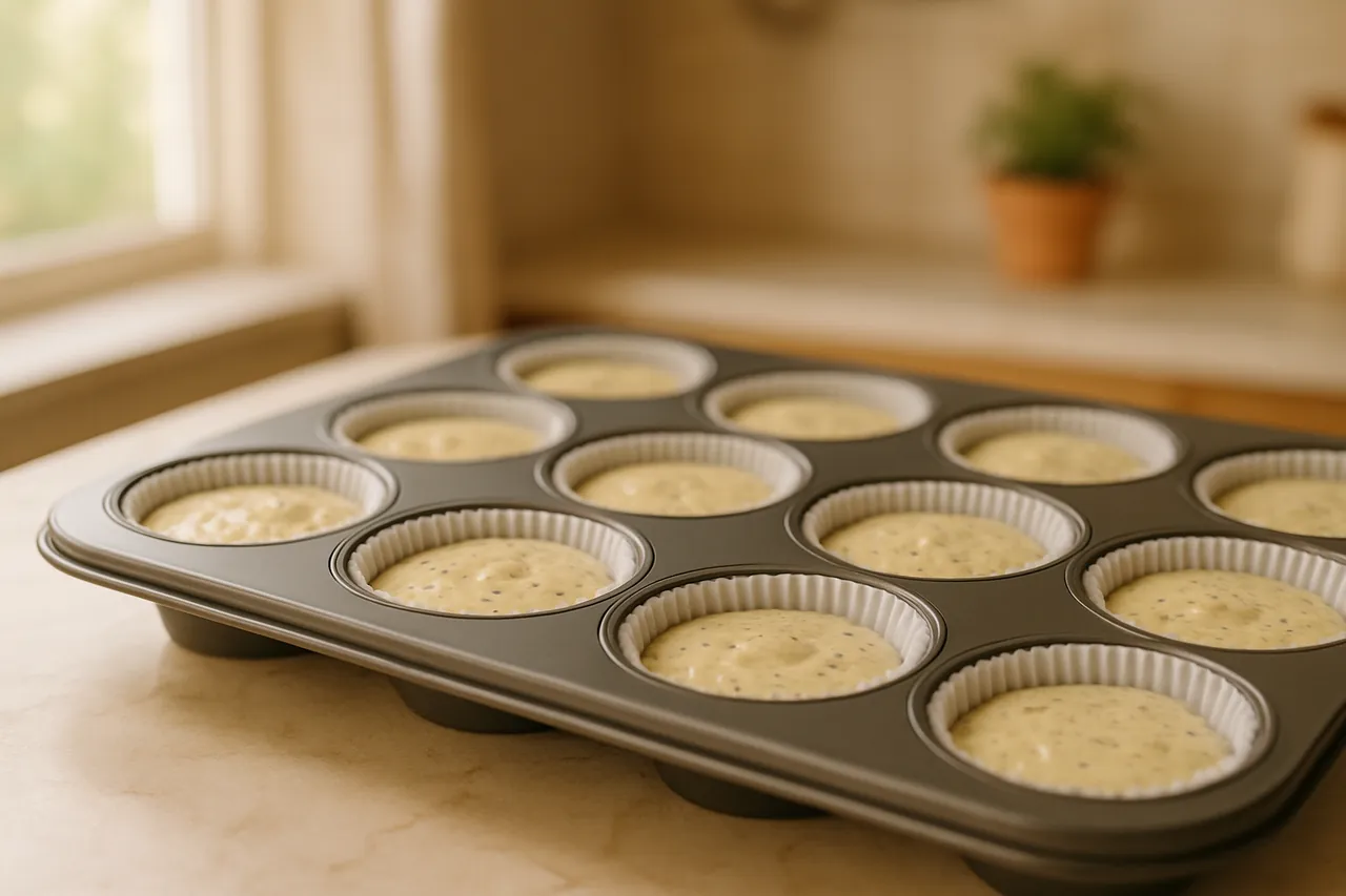 Bakery-Style Lemon Poppyseed Muffins