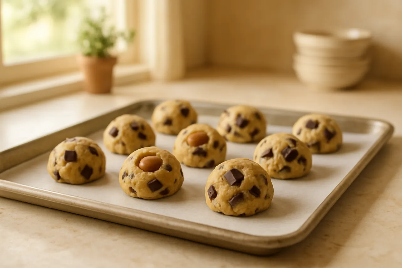 Salted Caramel Chocolate Chunk Cookies
