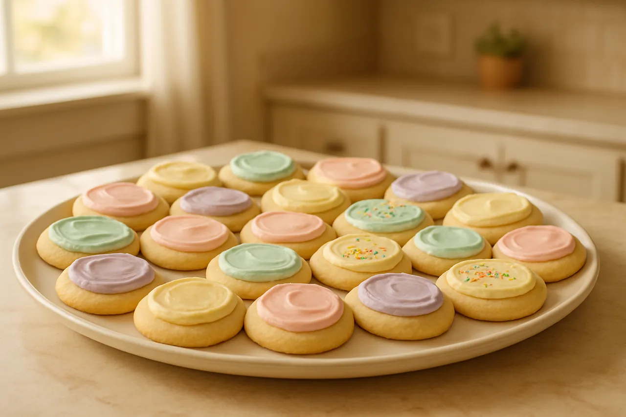 Soft Frosted Sugar Cookies