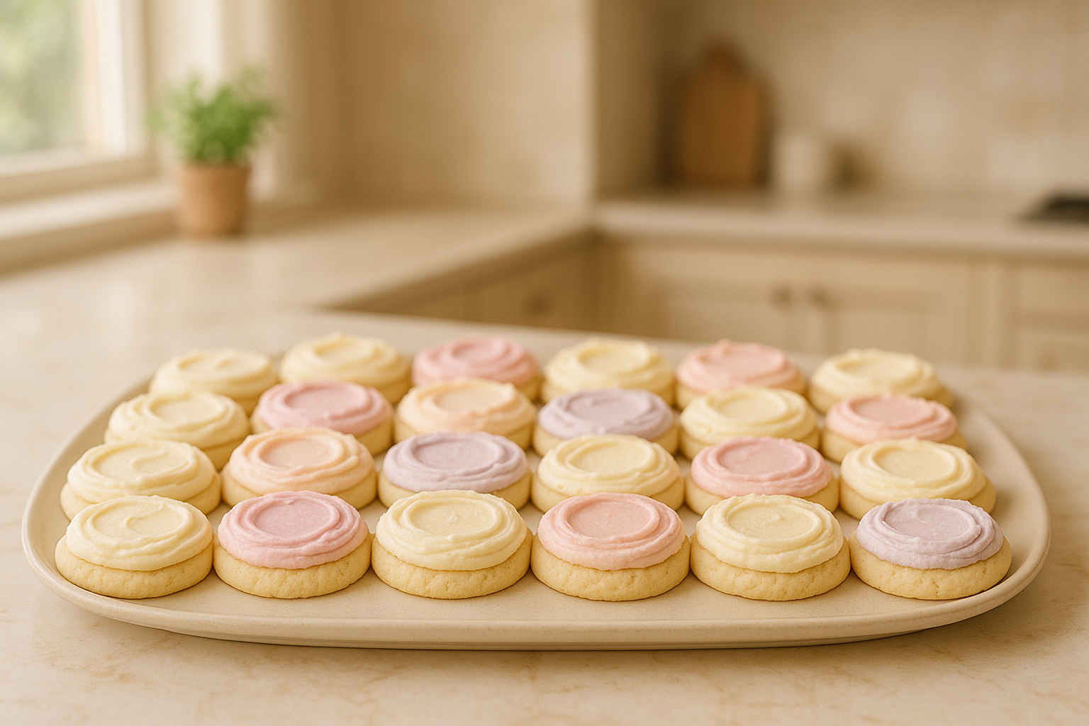 Soft Frosted Sugar Cookies