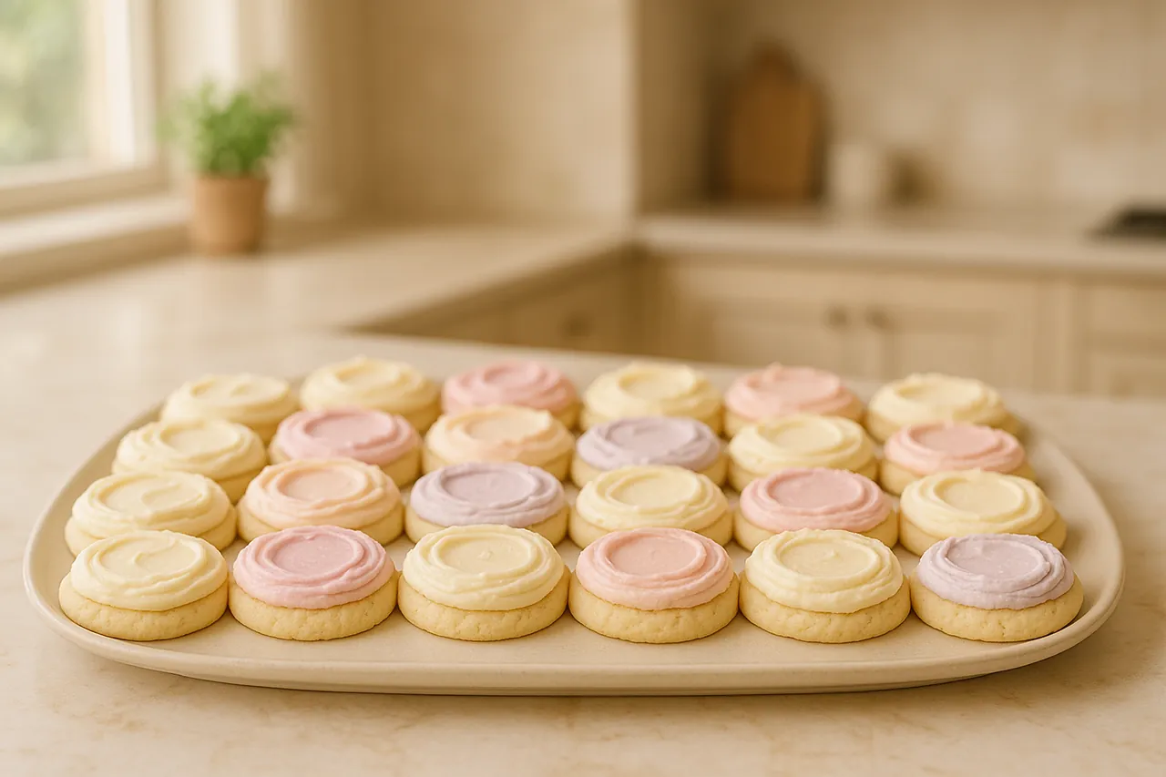 Soft Frosted Sugar Cookies